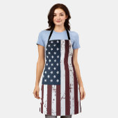 Tablier Drapeau américain Patriotic Stars Stripes (Porté)