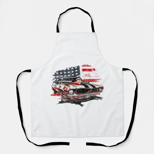 Tablier Drapeau Américain Patriotique (Recto)