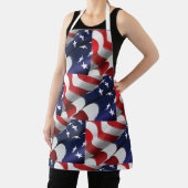 Tablier Drapeau américain patriotique Design étoiles et ra (Insitu)