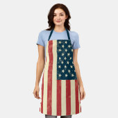 Tablier Drapeau américain patriotique en détresse (Porté)