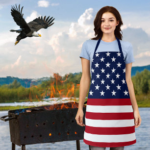 Tablier Drapeau américain patriotique, étoiles et tripes