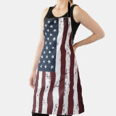 Tablier Drapeau américain Patriotique Rustic Stars Stripes (Insitu)