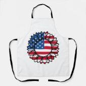 Tablier Drapeau américain Tournesol-32222 (Recto)