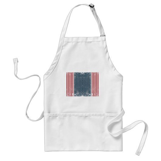 Tablier drapeau américain vertical (Devant)