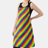 Tablier Drapeau arc-en-ciel LGBT couleur rayé (Insitu)