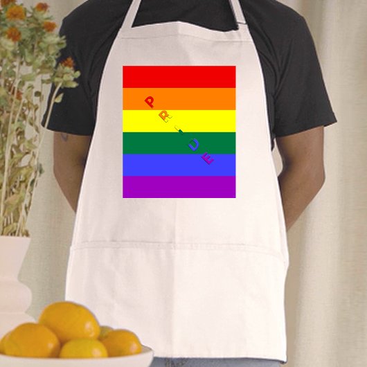 Tablier Drapeau arc-en-ciel LGBT Pride