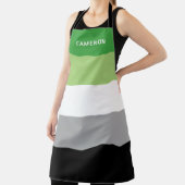 Tablier Drapeau Aromantique Monogramme (Insitu)