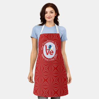 Tablier Drapeau Azores Red LOVE Personnalisé