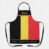 Tablier Drapeau belge Chefs Apron (Recto)