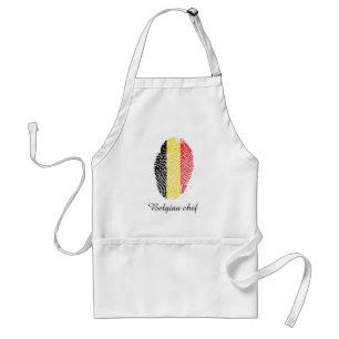 Tablier Drapeau belge d'empreinte digitale de contact