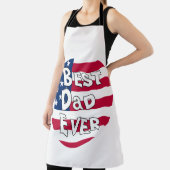 Tablier Drapeau Best Papa Ever USA (Insitu)