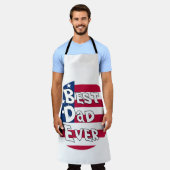 Tablier Drapeau Best Papa Ever USA (Porté)