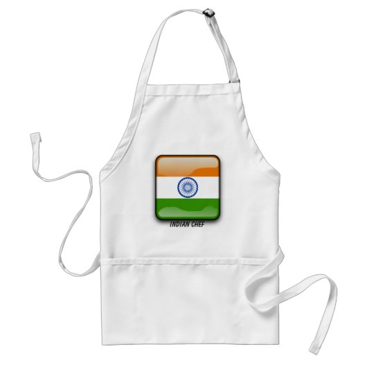 Tablier Drapeau brillant indien (Devant)