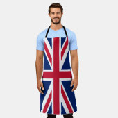 Tablier Drapeau britannique Union Jack Apron (Porté)