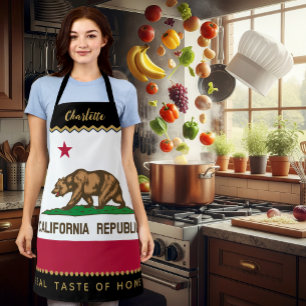 Tablier Drapeau californien des Chefs Apron, USA