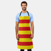 Tablier Drapeau catalan (Catalogne) (Porté)