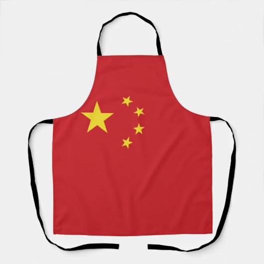 Tablier Drapeau chinois (Recto)