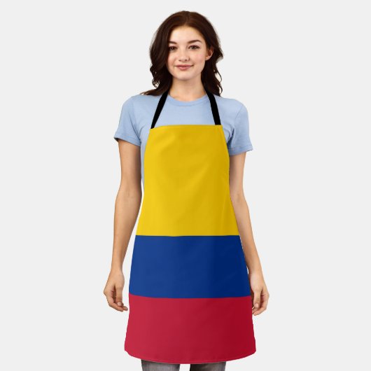 Tablier Drapeau Colombie (Porté)