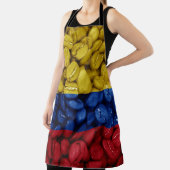 Tablier Drapeau colombien avec café (Insitu)