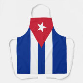 Tablier Drapeau coloré de Cuba (Recto)