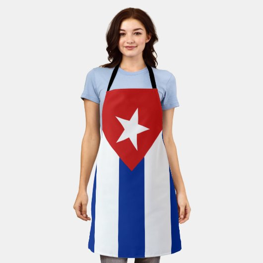 Tablier Drapeau Cuba (Porté)
