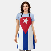 Tablier Drapeau cubain (Porté)