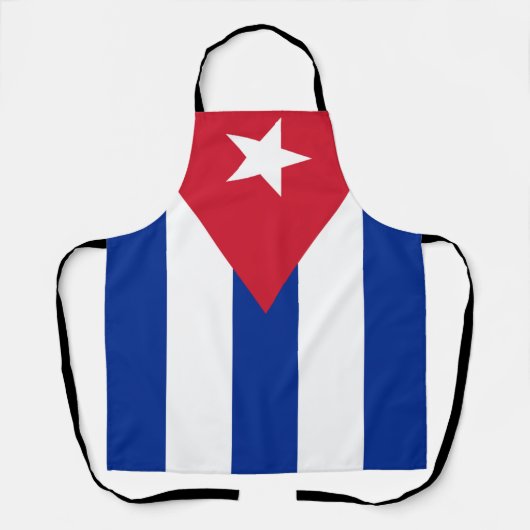 Tablier Drapeau cubain (Recto)