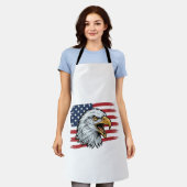 Tablier Drapeau d'aigle patriotique dessin vectoriel vinta (Porté)
