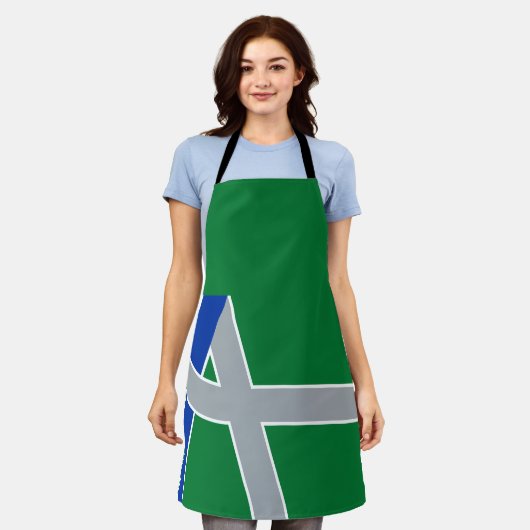 Tablier Drapeau d'Albany, Oregon (Porté)