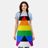 Tablier Drapeau d'allié LGBTQ+ (Porté)