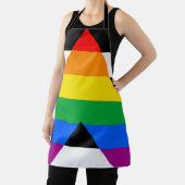 Tablier Drapeau d'allié LGBTQ+ (Insitu)