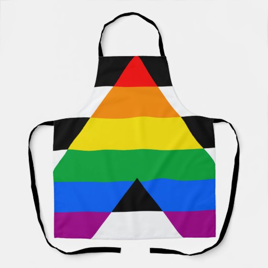 Tablier Drapeau d'allié LGBTQ+ (Recto)