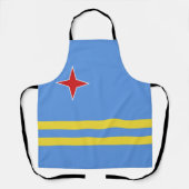 Tablier Drapeau d'Aruba (Recto)