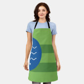 Tablier Drapeau de Bellingham, Washington (Porté)