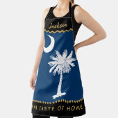 Tablier Drapeau de Caroline du Sud Chefs Apron, Carolina A (Insitu)