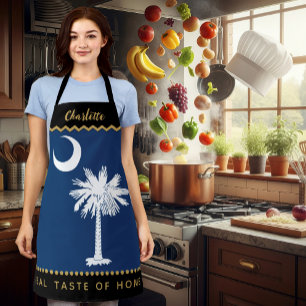 Tablier Drapeau de Caroline du Sud Chefs Apron, États-Unis
