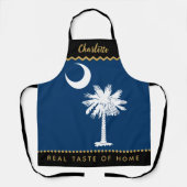Tablier Drapeau de Caroline du Sud Chefs Apron, États-Unis (Recto)