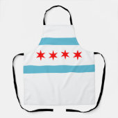Tablier Drapeau de Chicago City Apron (Recto)