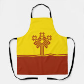 Tablier Drapeau de Chuvashia (Recto)