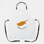 Tablier Drapeau de Chypre (Recto)