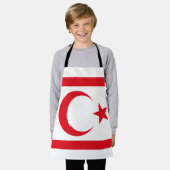 Tablier Drapeau de Chypre du Nord (Porté)