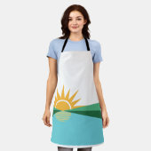 Tablier Drapeau de Coral Springs, Floride (Porté)