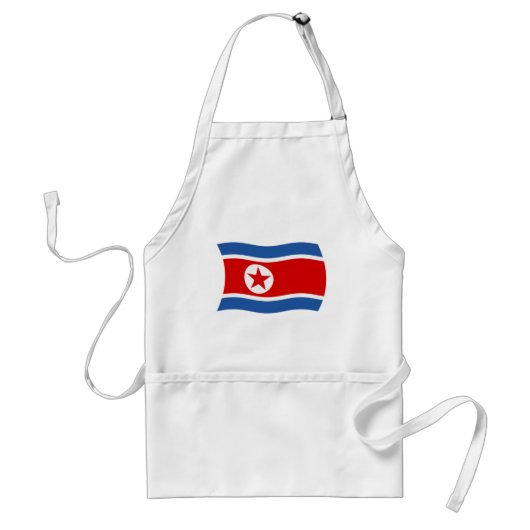 Tablier Drapeau de Corée du Nord (Devant)