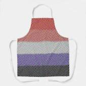 Tablier Drapeau de fierté Cupioromantique Abstrait Tripant (Recto)