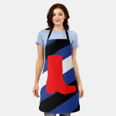 Tablier Drapeau de fierté de bottes (Porté)