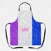 Tablier Drapeau de fierté de la culture drag de SlipperyJo (Recto)