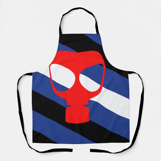 Tablier Drapeau de fierté de masque (Recto)