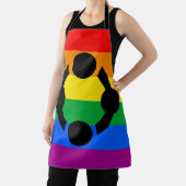 Tablier Drapeau de fierté de niche arc-en-ciel (Insitu)