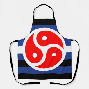 Tablier Drapeau de fierté de pratique en cuir