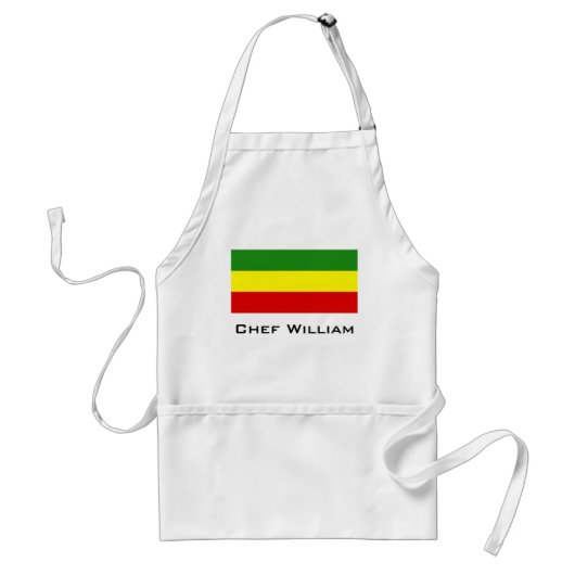 Tablier Drapeau de fierté de Rastafarian (Devant)